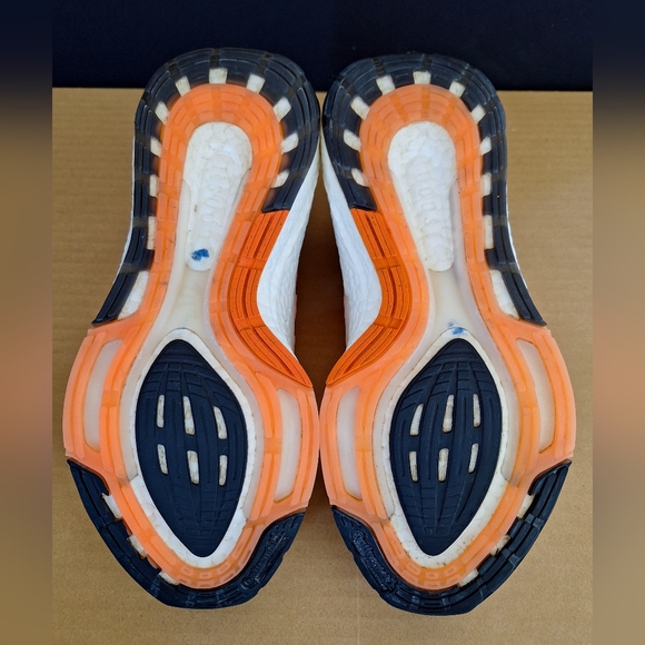 Adidas Ultraboost 22 Size 8.5 Aluminum Beam Orange GX6666**No Insole** - Picture 11 of 13